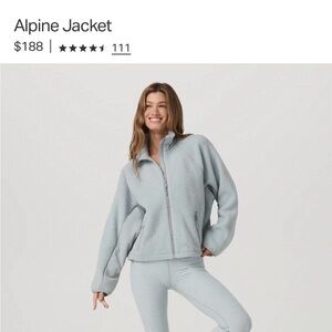 NWOT Vuori Alpine Jacket in Blue Haze